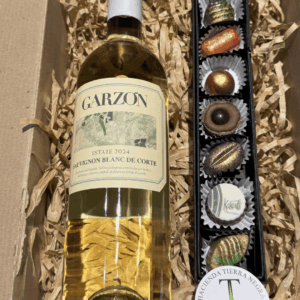 Pack Dia del Padre Bombones y Vino Sauvignon Blanc Garzón de Corte