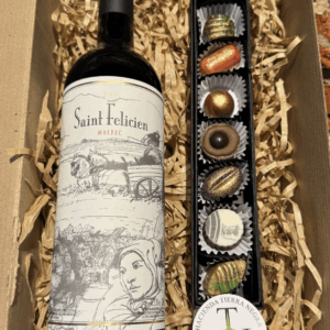 Pack Dia del Padre Bombones y Vino Saint Felicien Malbec Bodega Catena Zapata